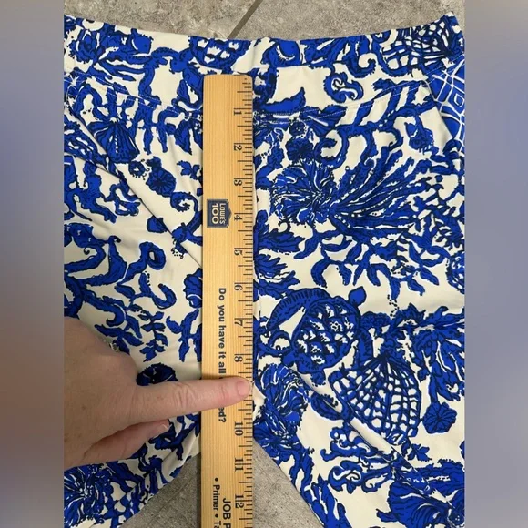 Lilly Pulitzer Grenada Knit Pant XS Deeper Coconut Ride With Me - Picture 4 of 8